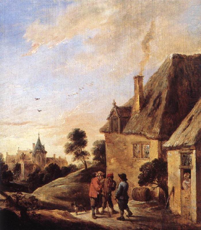 TENIERS, David the Younger Village Scene  ar china oil painting image